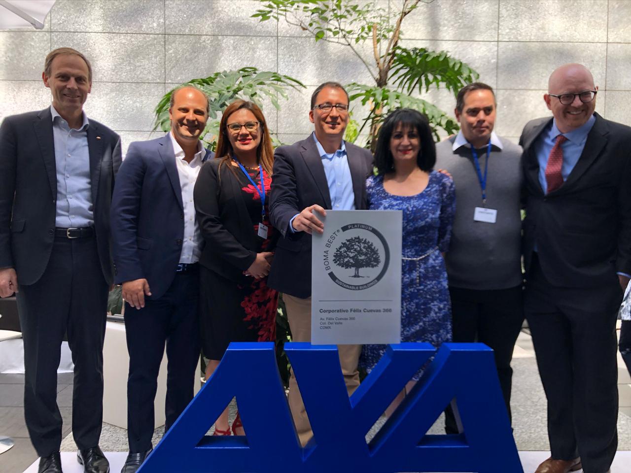 Recibe AXA certificación por la eficiencia y sustentabilidad de sus oficinas corporativas