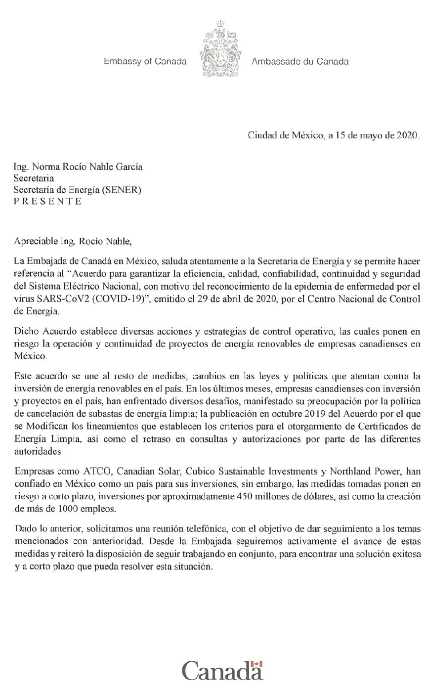 Freno a energías renovables