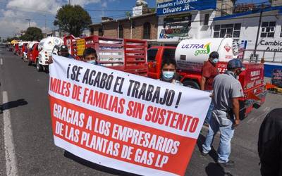 Confirma Gremio Gasero Nacional suspensión indefinida de actividades