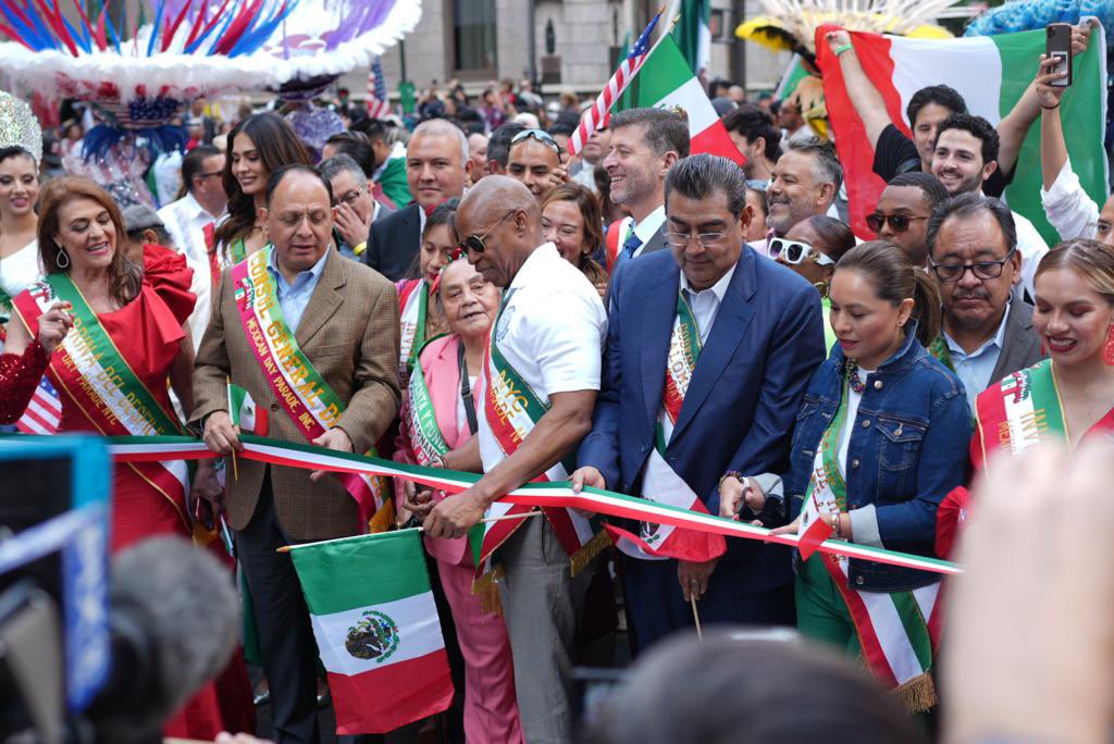Líneas discursivas de la visita de la delegación de Puebla en Nueva York