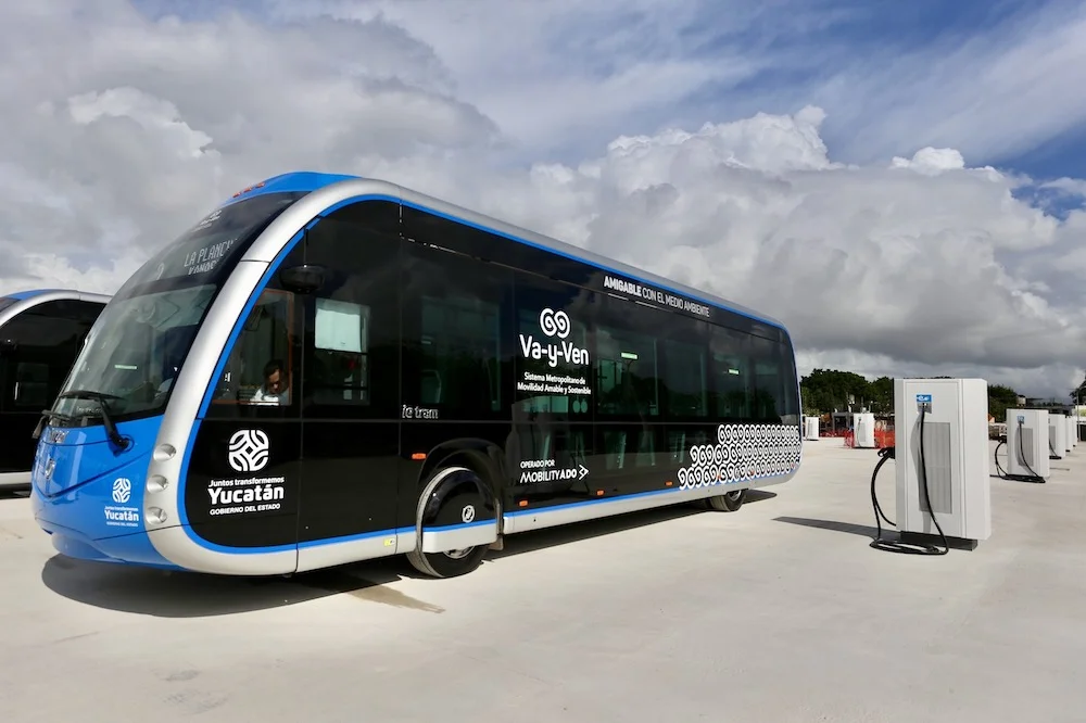 Yucatán escribe un nuevo capítulo en electromovilidad de la mano con ABB en el proyecto IE-TRAM