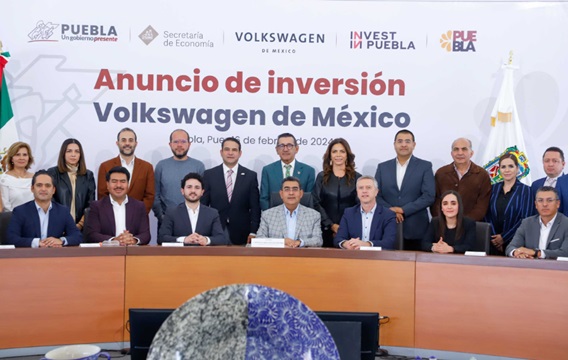 Volkswagen se suma al Hub de electromovilidad en Puebla