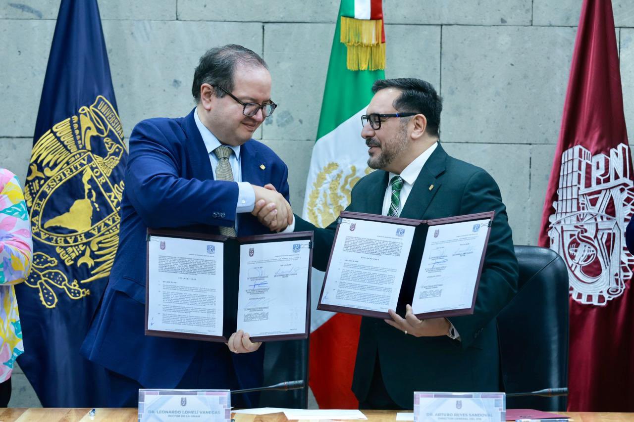 UNAM e IPN firman convenio de colaboración en materia de sustentabilidad