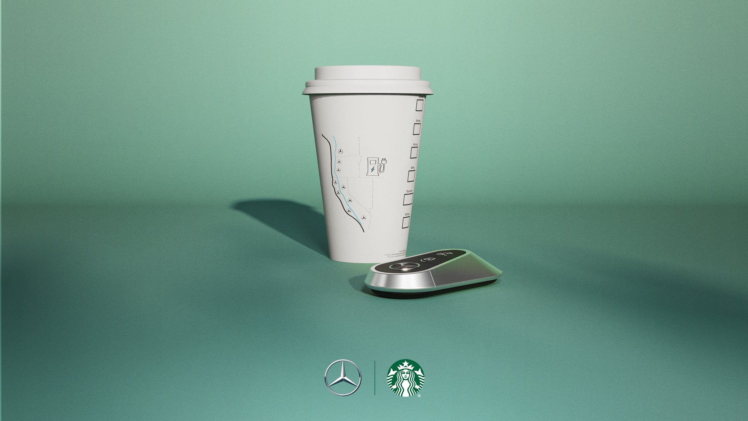 Starbucks y Mercedes-Benz buscan ampliar red de carga de vehículos eléctricos