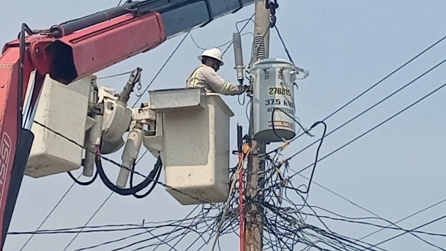 Restablece CFE suministro eléctrico al 35.5% de afectados por huracán John