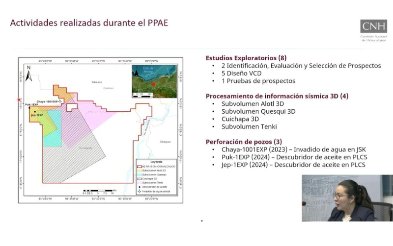 CNH aprueba a Pemex plan de exploración actualizado para la asignación Comalcalco